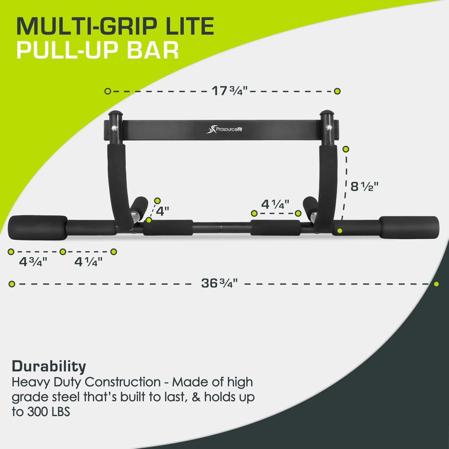 Multi-Grip Lite Pull Up/Chin up Bar for Home Gym Workout
