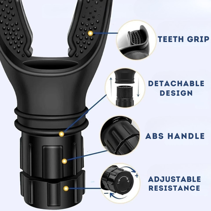 VuraFitness Breath Trainer - Adjustable Resistance Lung Exerciser for Running & Cardio Endurance